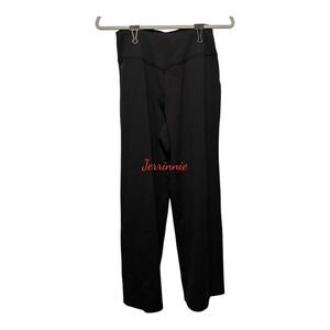 ESOFT Womens Black Wide Leg Yoga Pants High Waisted Petite Large